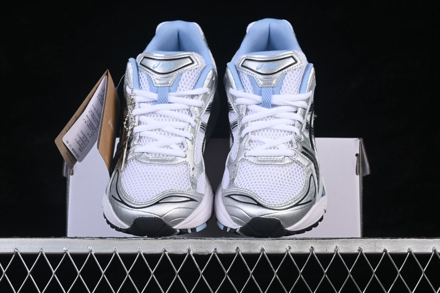 Kayano 14 White and Blue